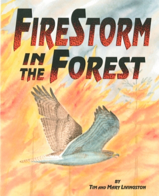 - - - - FireStorm in the Forest  - - -  by Tim and Mary A Livingston.   Illustrated by Tim Livingston.  2006 Red Tail Publishing
